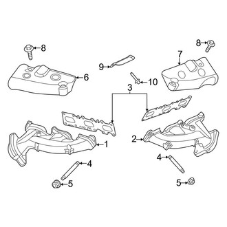 Ford OE - Exhaust System - Exhaust Manifold (Flex)