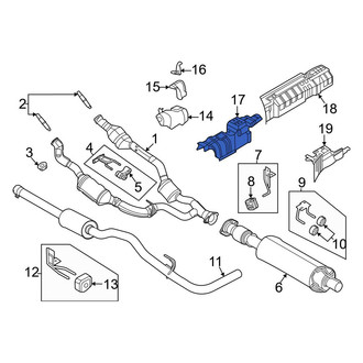 Ford OE - Center Floor Pan Heat Shield