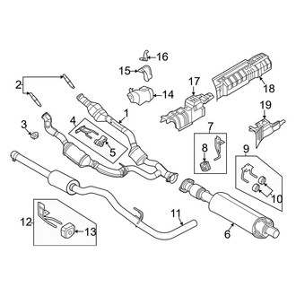 Ford OE - Exhaust System - Exhaust Components (Flex)