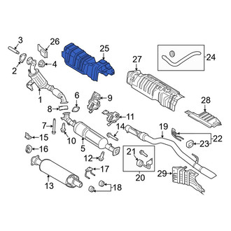 Ford OE - Front Floor Pan Heat Shield