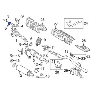 Ford OE - Center Catalytic Converter Gasket