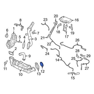 Ford OE - Exhaust Gas Recirculation (EGR) Cooler Gasket
