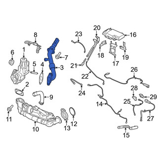 Ford OE - Exhaust Gas Recirculation (EGR) Tube