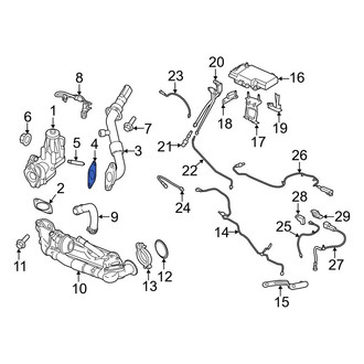 Ford OE - Exhaust Gas Recirculation (EGR) Tube Gasket
