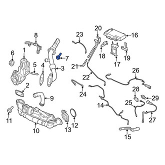 Ford OE - Exhaust Gas Recirculation (EGR) Tube Bolt