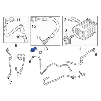 Ford OE - PCV Valve Elbow