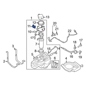 Ford OE - Diesel Exhaust Fluid (DEF) System Main Wiring Harness Clip