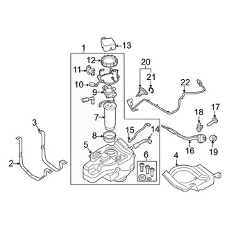 Ford OE - Diesel Exhaust Fluid (DEF) Injector O-Ring