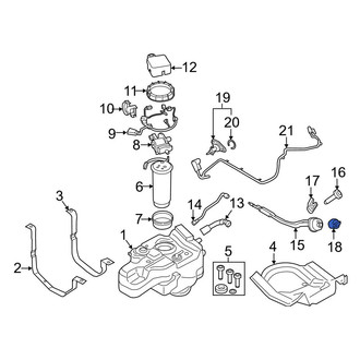 Ford OE - Diesel Exhaust Fluid (DEF) Filler Pipe Cap