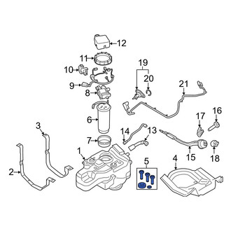 Ford OE - Diesel Exhaust Fluid (DEF) Tank Hardware Kit