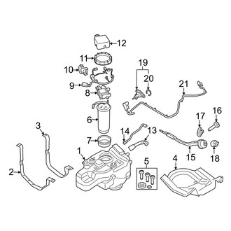 Ford OE - Emission System - Emission Components (Emission Reduction), (3.2L)