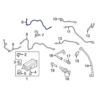 Ford OE - Evaporative Emissions System Lines