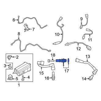 Ford OE - Evaporative Emissions System Line Adapter