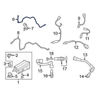 Ford OE - Evaporative Emissions System Lines