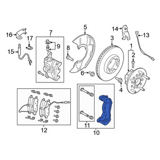 Ford OE - Rear Right Disc Brake Caliper Bracket