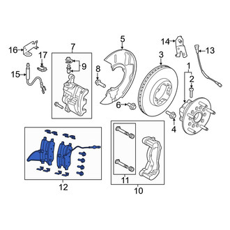Ford OE - Front Disc Brake Pad Set