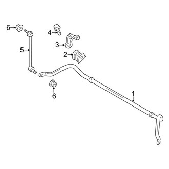 Ford OE - Front Suspension - Stabilizer Bar & Components (AWD)