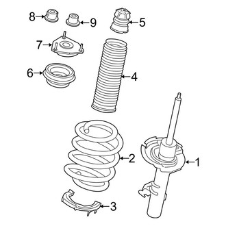 Ford OE - Front Suspension - Struts & Components (AWD)