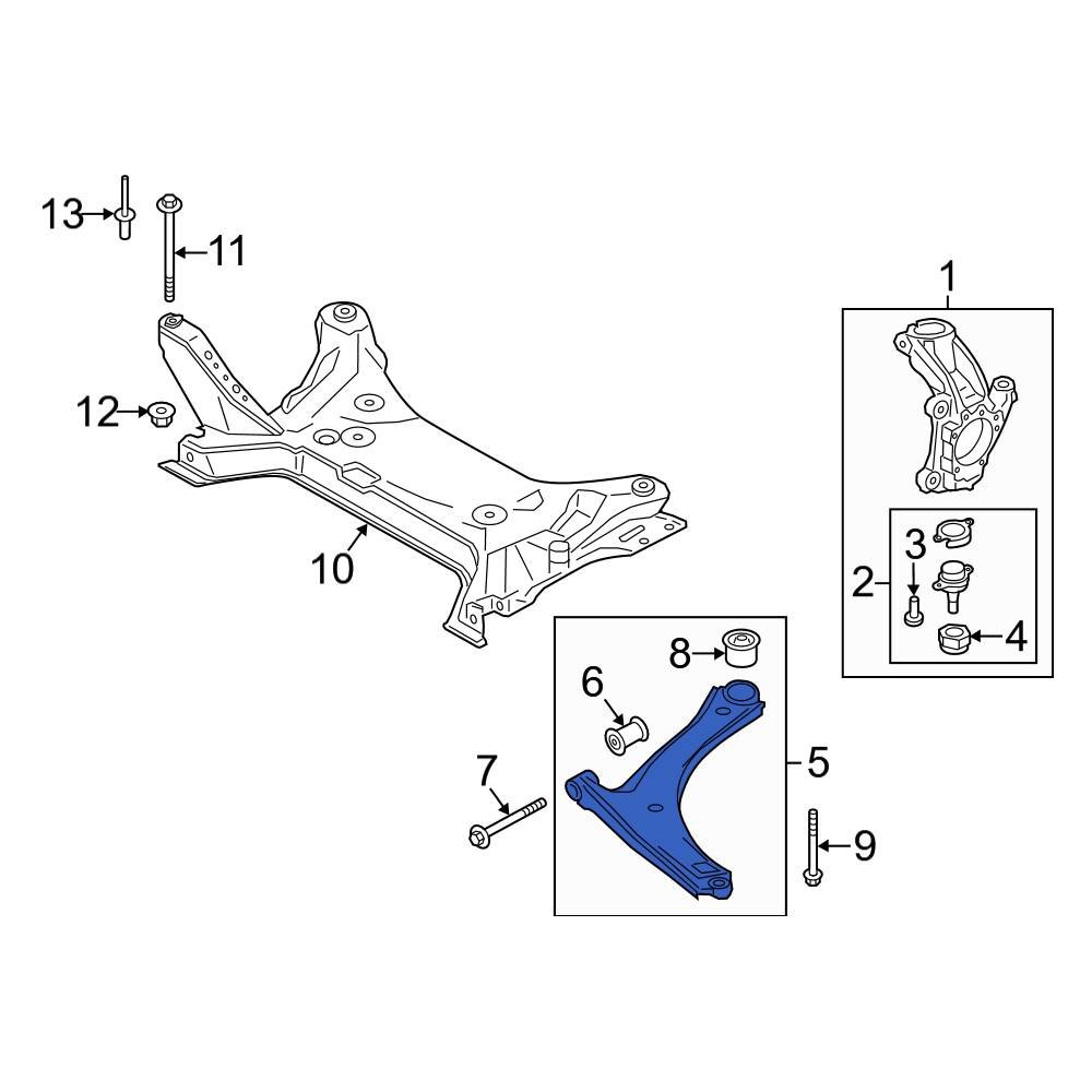 Ford OE CK4Z3079A Front Left Suspension Control Arm