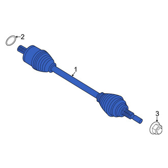 Ford OE - Front Right CV Axle Assembly