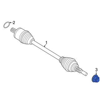 Ford OE - Rear CV Joint Nut