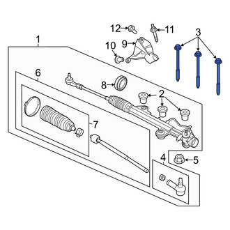 Ford OE - Rack and Pinion Bolt