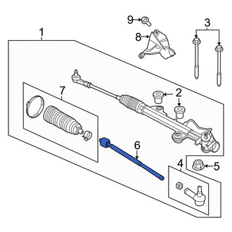 Ford OE - Front Outer Steering Tie Rod End