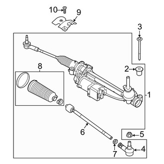 Ford OE - Steering Gear & Linkage (Electric), (Flex)