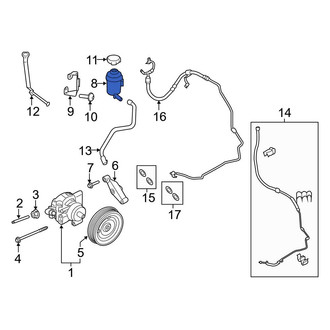 Ford OE - Power Steering Reservoir