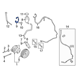 Ford OE - Power Steering Pump Reservoir Bracket