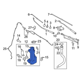 Ford OE - Washer Fluid Reservoir