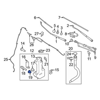Ford OE - Washer Fluid Level Sensor Seal