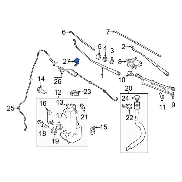 Windshield Washer Nozzle