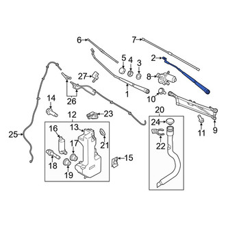 Ford OE - Left Wiper Arm