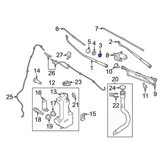 Ford OE - Wiper Arm Washer