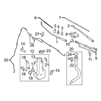 Ford OE - Left Wiper Blade