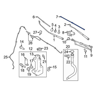 Ford OE - Left Wiper Blade