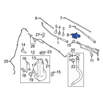 Ford OE - Wiper Motor