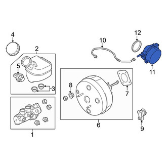 Ford OE - Power Brake Booster Vacuum Pump