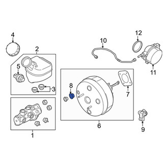 Ford OE - Power Brake Booster Grommet