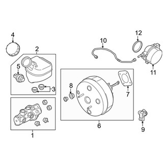 Ford OE - Cowl - Components on Dash Panel