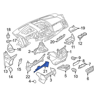 Ford OE - Instrument Panel Knee Bolster