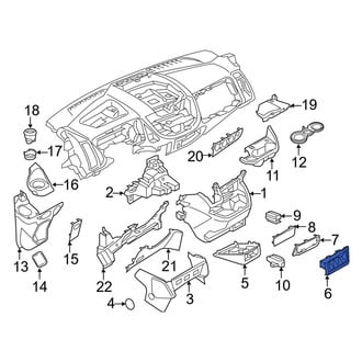 Ford OE - Instrument Panel Storage Compartment