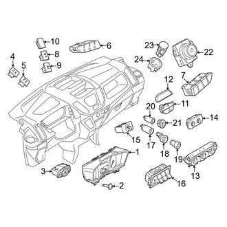 Ford OE - Instrument Panel - Cluster & Switches