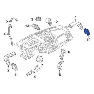 Ford OE - Front Right Outer Dashboard Air Vent