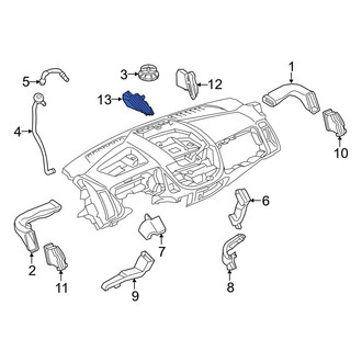 Ford OE - Left Inner Dashboard Air Vent