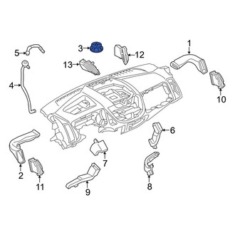 Ford OE - Upper Dashboard Air Vent