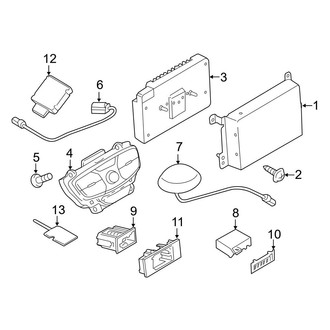 Ford OE - Instrument Panel - Navigation System Components