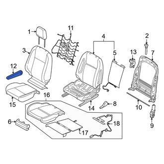 Ford OE - Front Right Seat Armrest