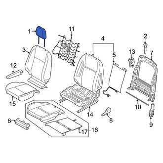 Ford OE - Front Left Headrest